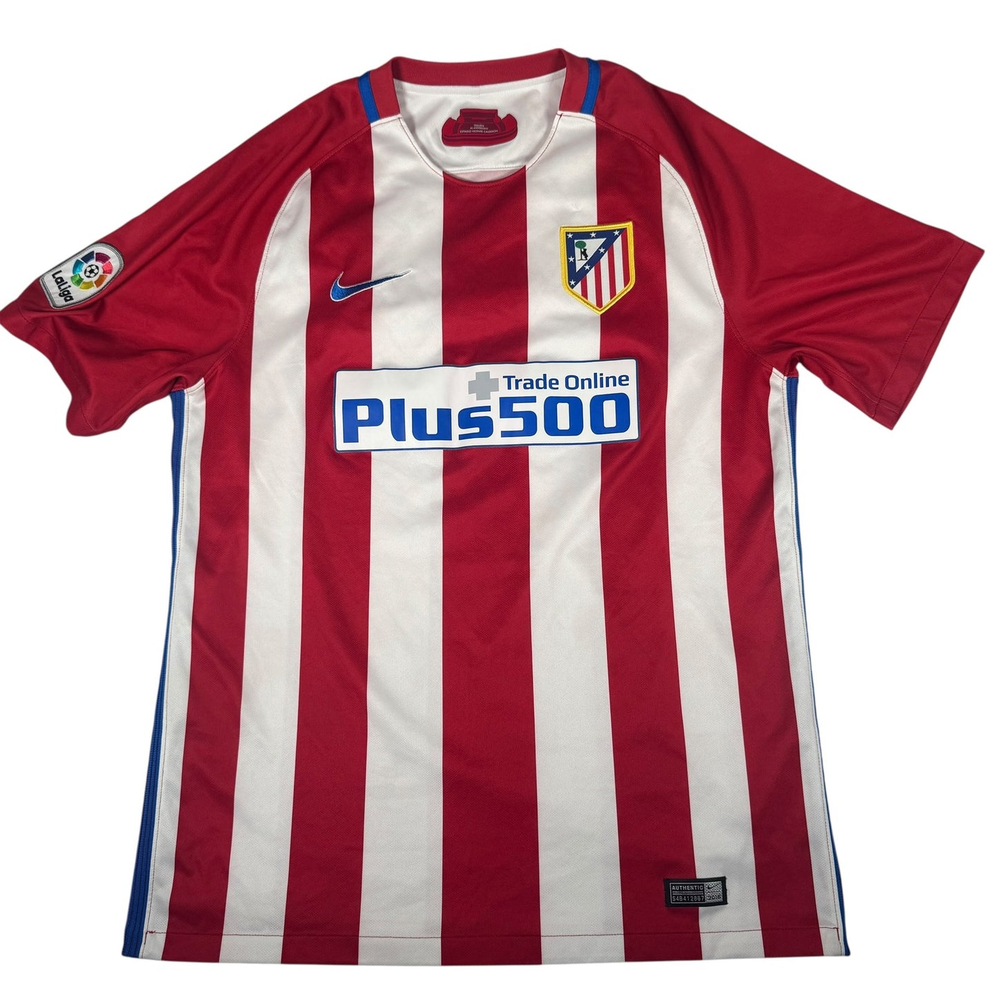 Atletico Madrid 2016/2017 Home Football Shirt  Large