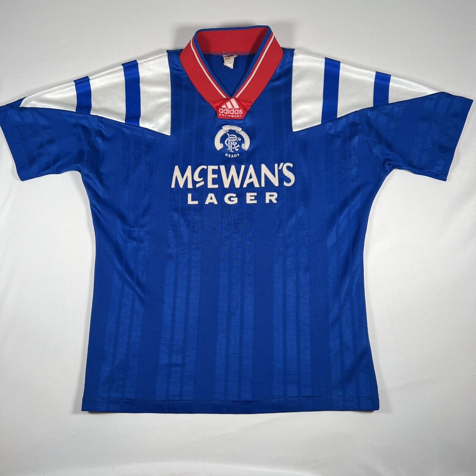 rangers 1992 1993 1994 home football shirt men s large 32