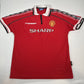 Manchester United 1998/1999/2000 Home Football Shirt  XL