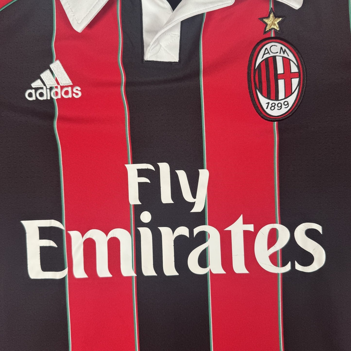 AC Milan 2012/2013 Home Football Shirt  Large
