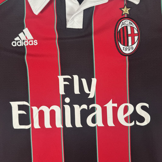 AC Milan 2012/2013 Home Football Shirt  Large