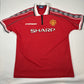 manchester united 1998 1999 2000 home football shirt xl 12