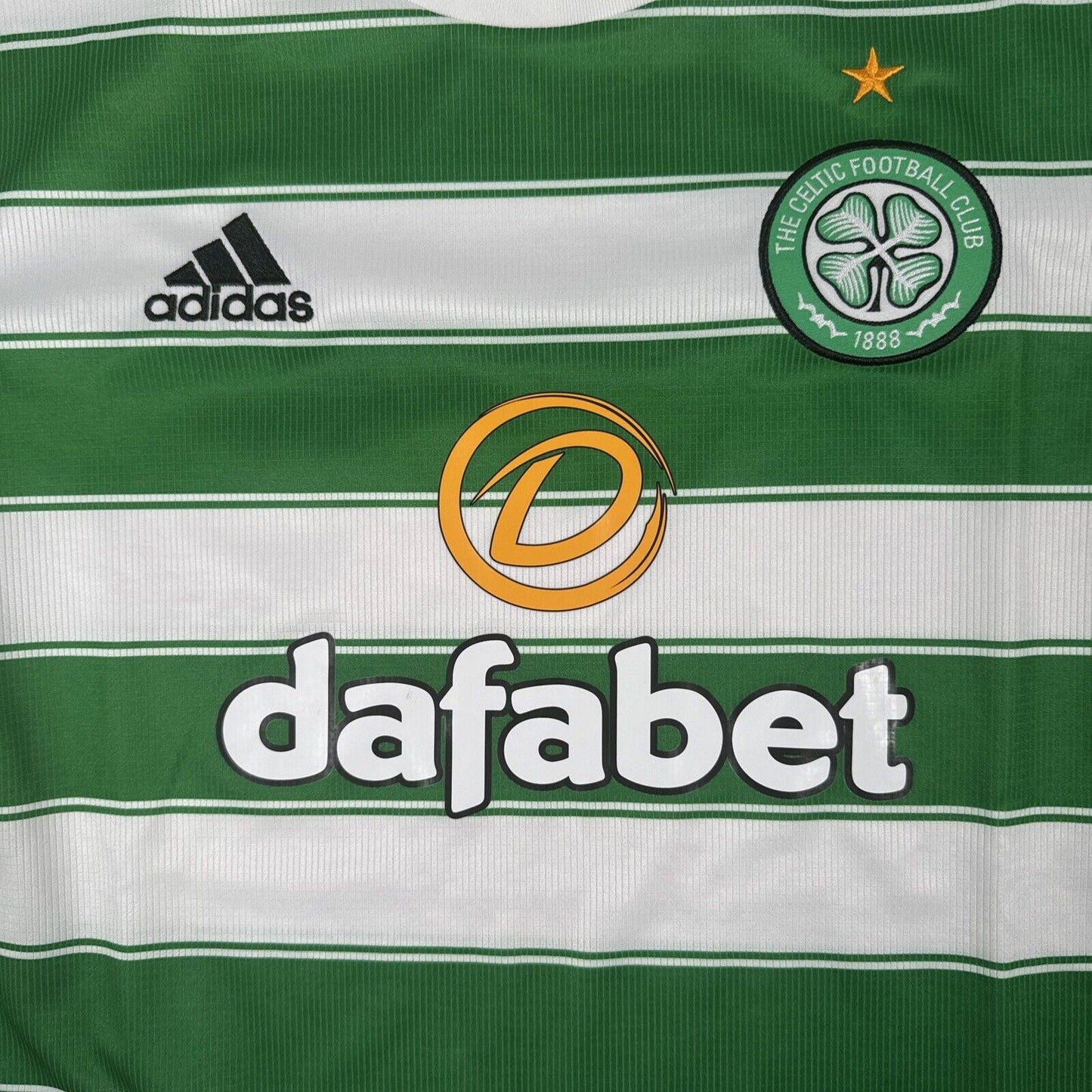 Celtic 2021/2022 Home Football Shirt  Men’s Medium - Football Shirt Kingdom