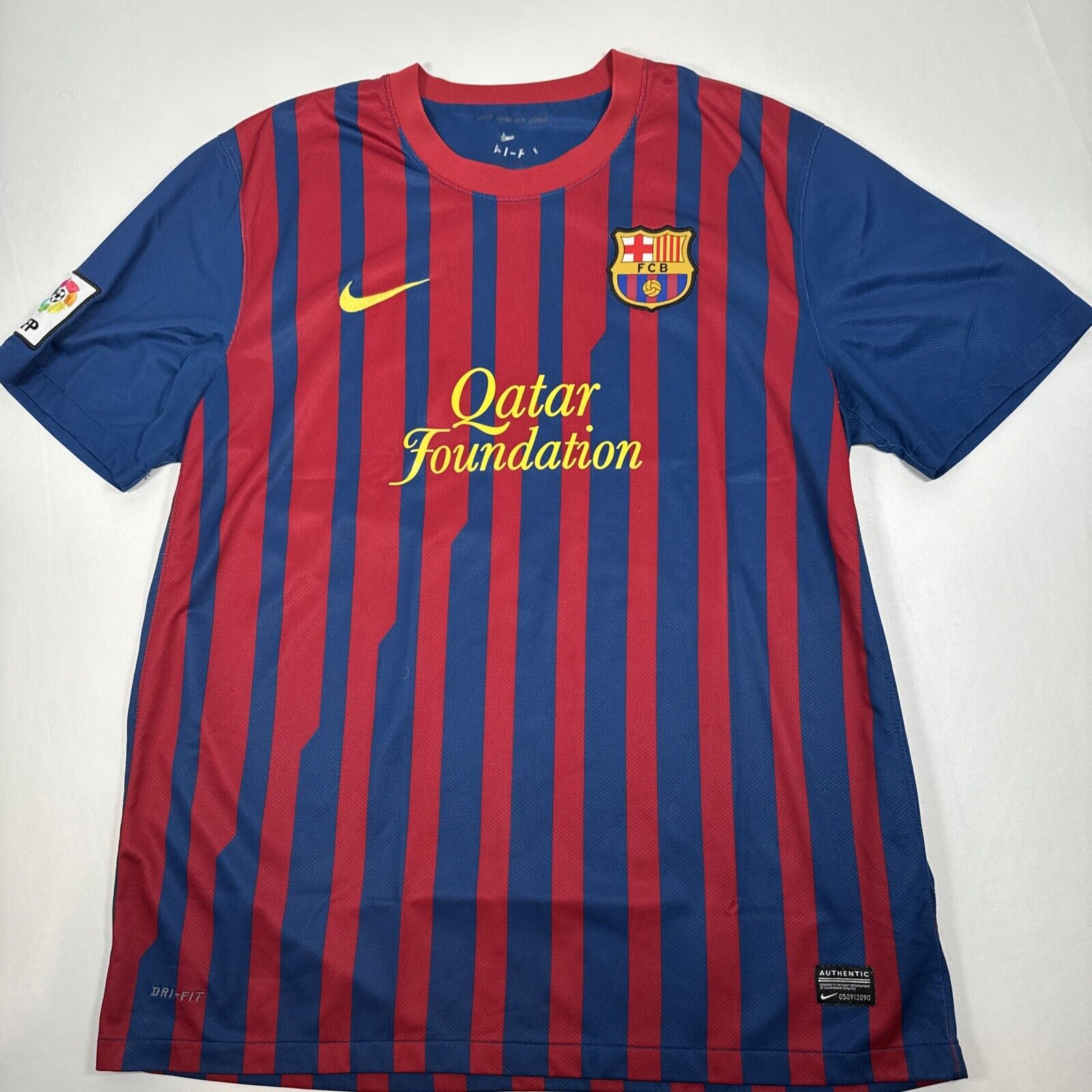 barcelona 2011 2012 home football shirt men s xl2