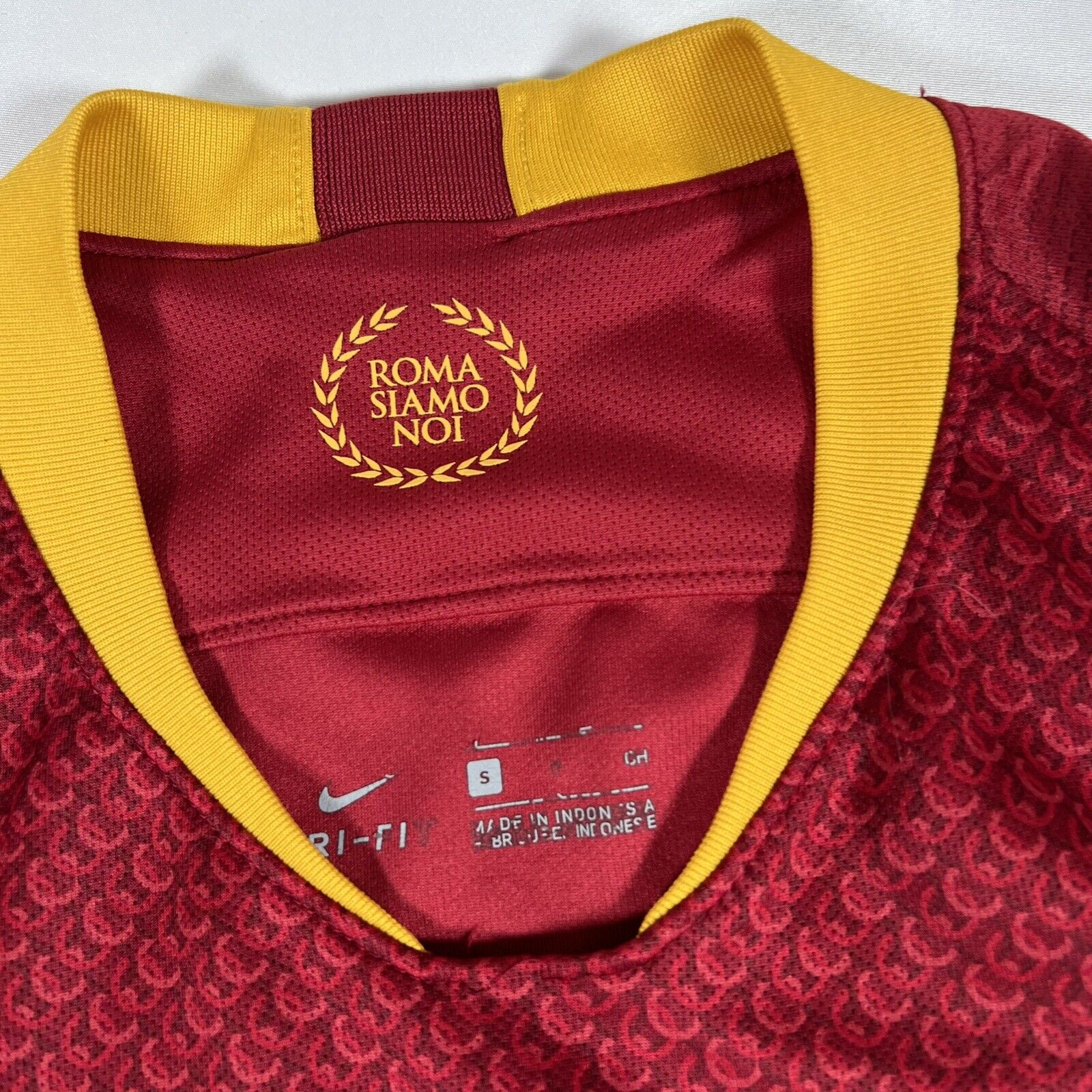 roma 2018 2019 home football shirt men s small4