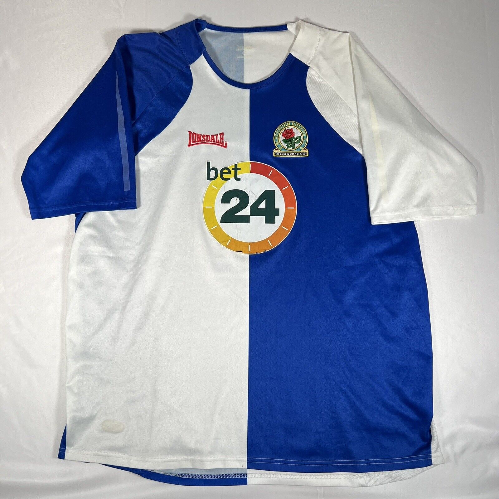 blackburn rovers 2006 2007 home football shirt men s xl2
