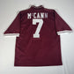 mccann 7 hearts heart of midlothian 1997 1998 home football shirt medium 13