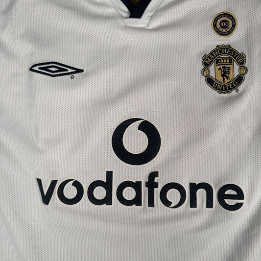 manchester united 2001 2002 away football shirt long sleeve medium1