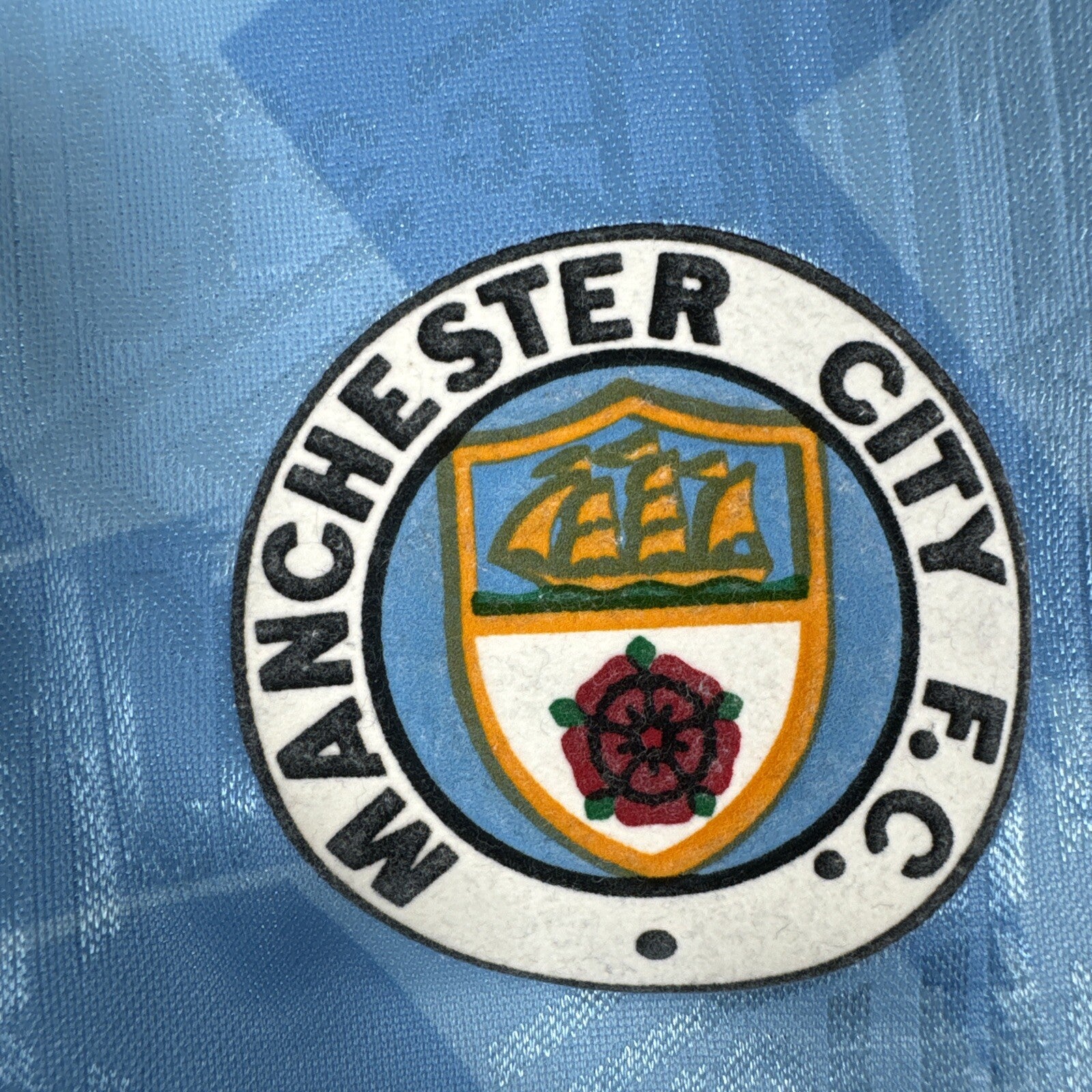 manchester city 1991 1992 1993 home football shirt large5