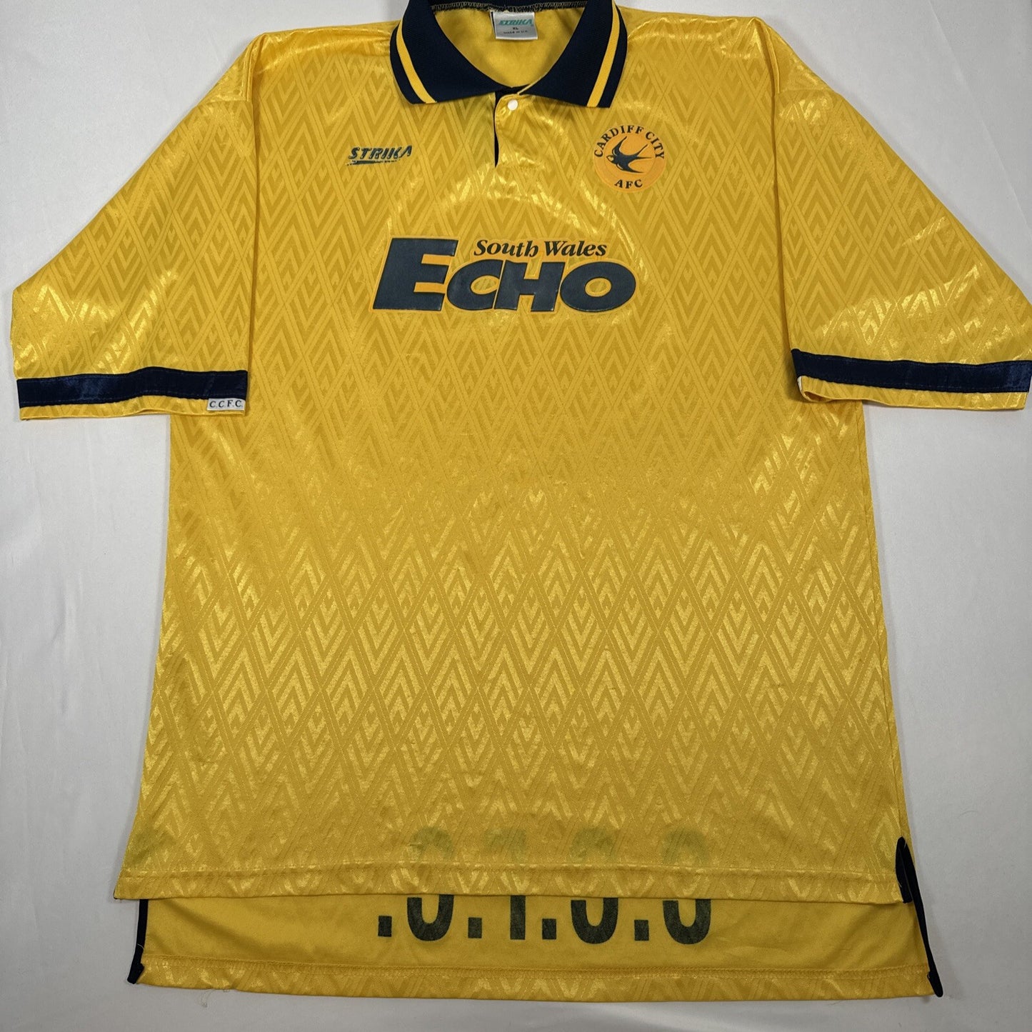 cardiff city 1994 1995 away football shirt xl2