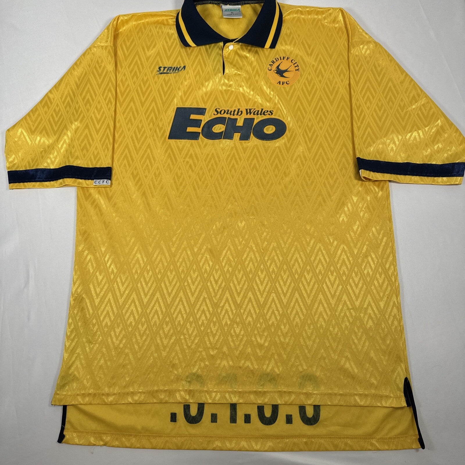 cardiff city 1994 1995 away football shirt xl2