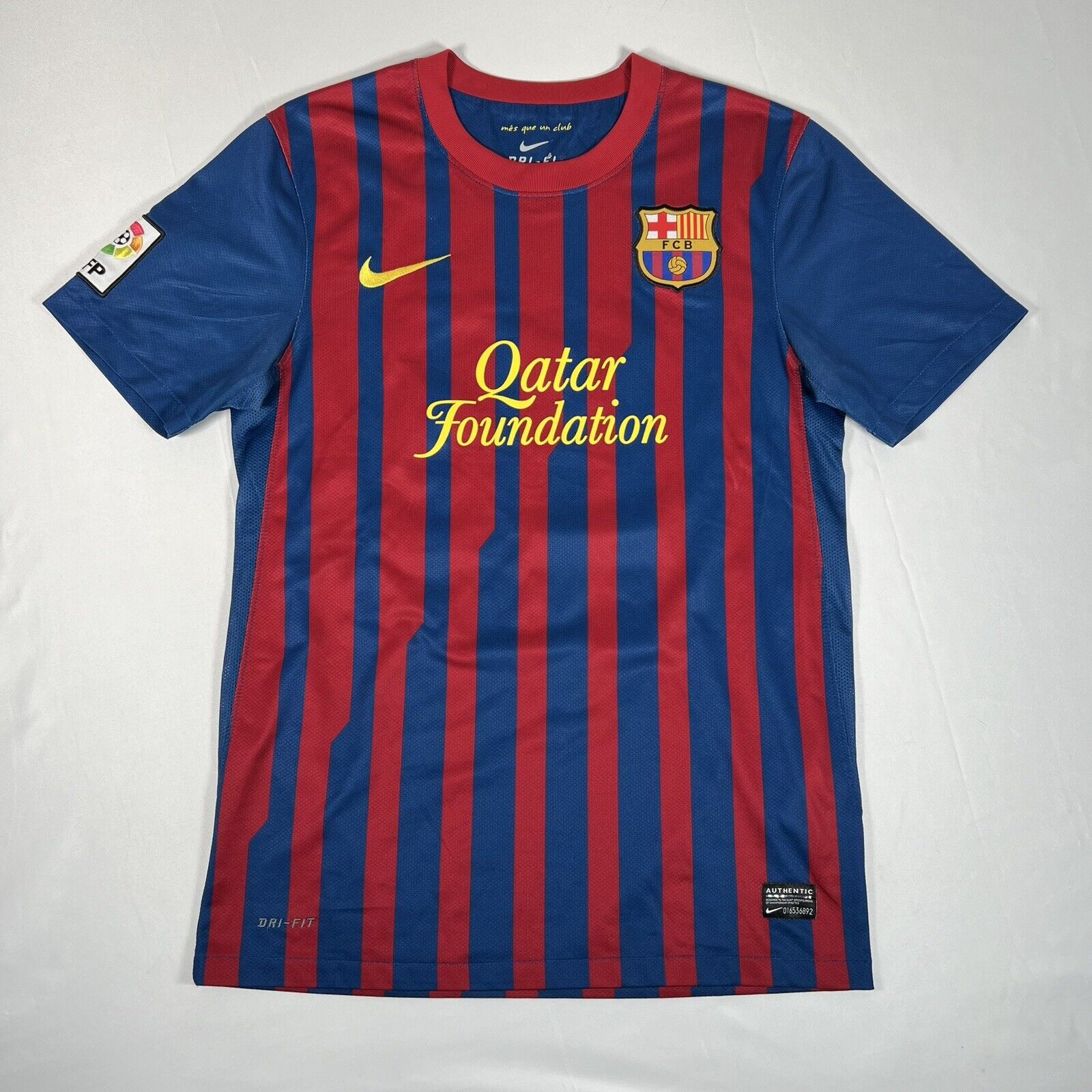 messi 10 barcelona 2011 2012 home football shirt small4