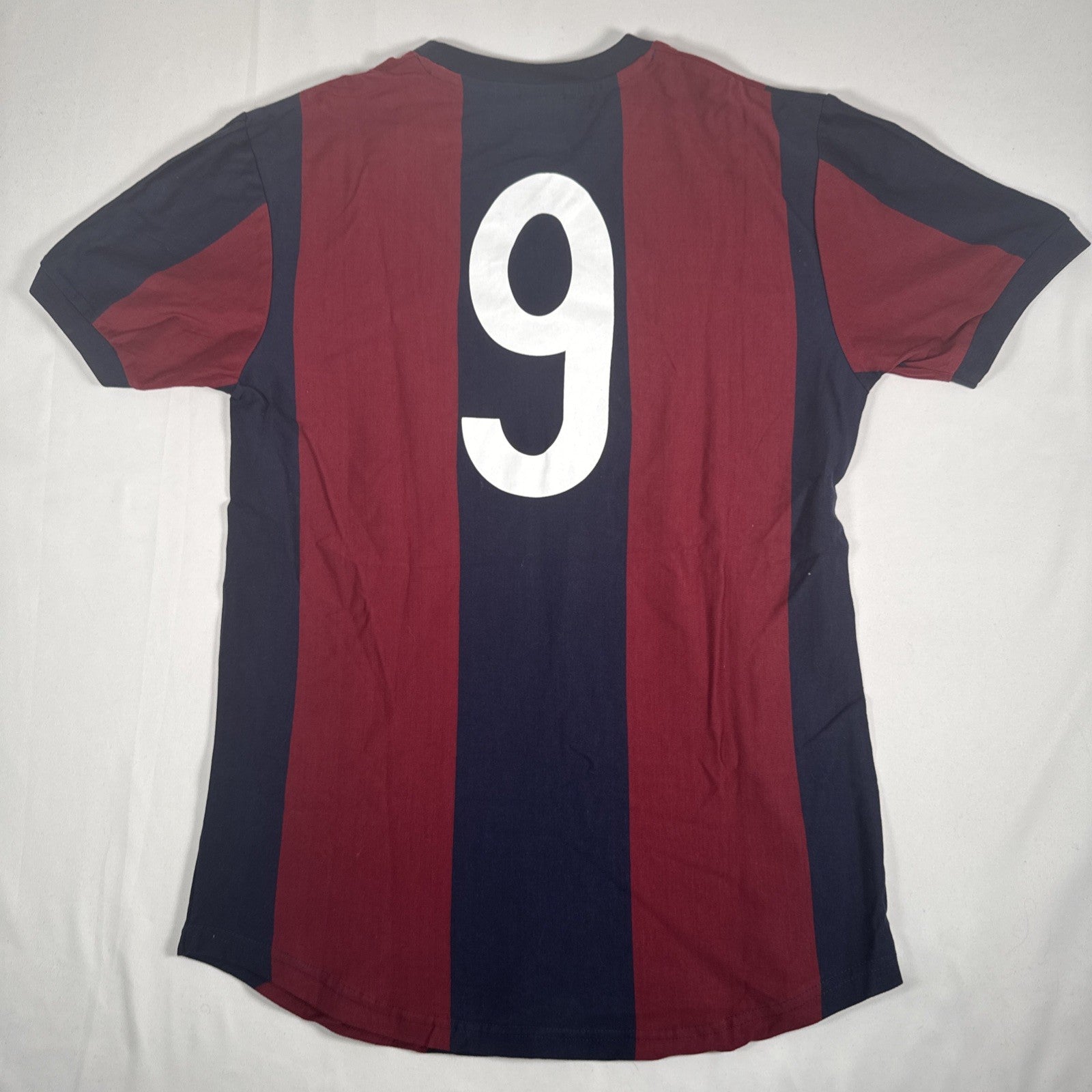 cruyff 9 barcelona 1980s meyba home football shirt men s medium bnwt3