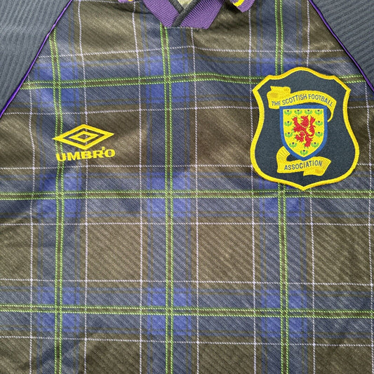 Scotland 1994/1995/1996 Home Football Shirt  Men’s Large - Football Shirt Kingdom