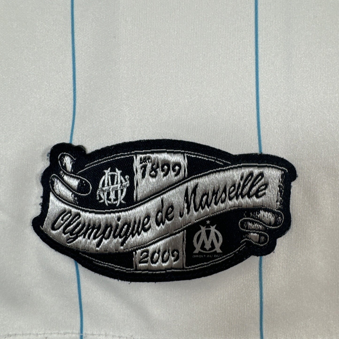 olympique marseille 2009 2010 home football shirt small5