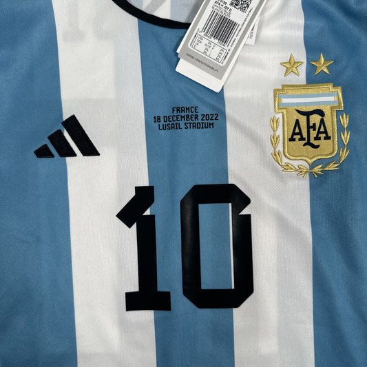 messi 10 argentina 2022 2023 world cup final home football shirt bnwt 2xl xxl1