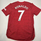 RONALDO 7 Manchester United 2020/2021 HEAT RDY Spec Home Football Shirt Large