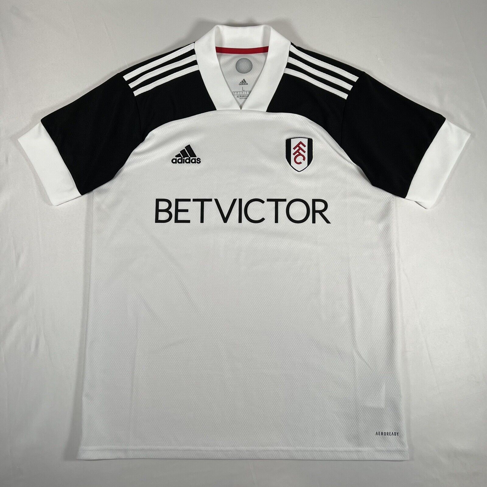 fulham 2020 2021 home football shirt men s large2