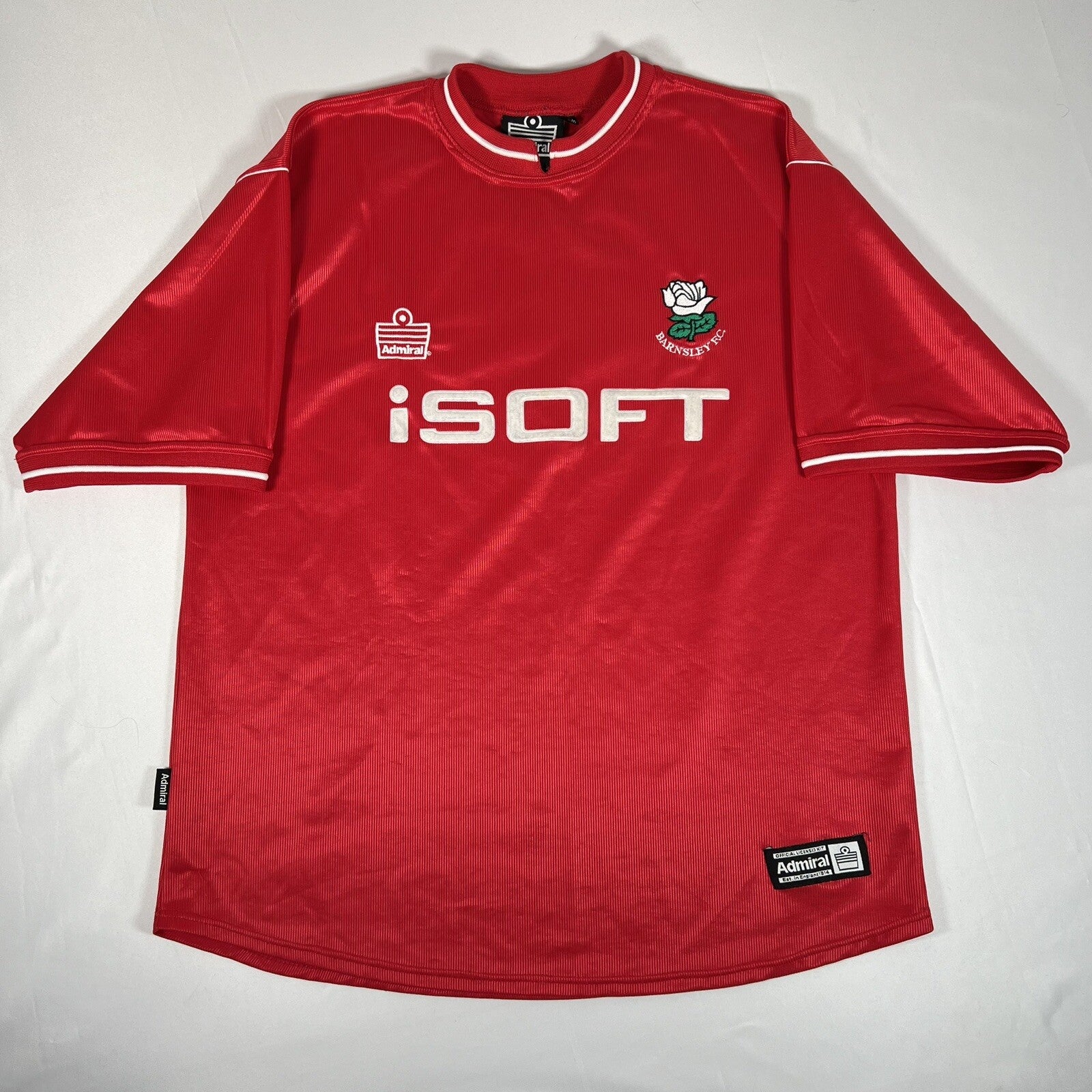 barnsley 2001 2002 home football shirt men s medium2
