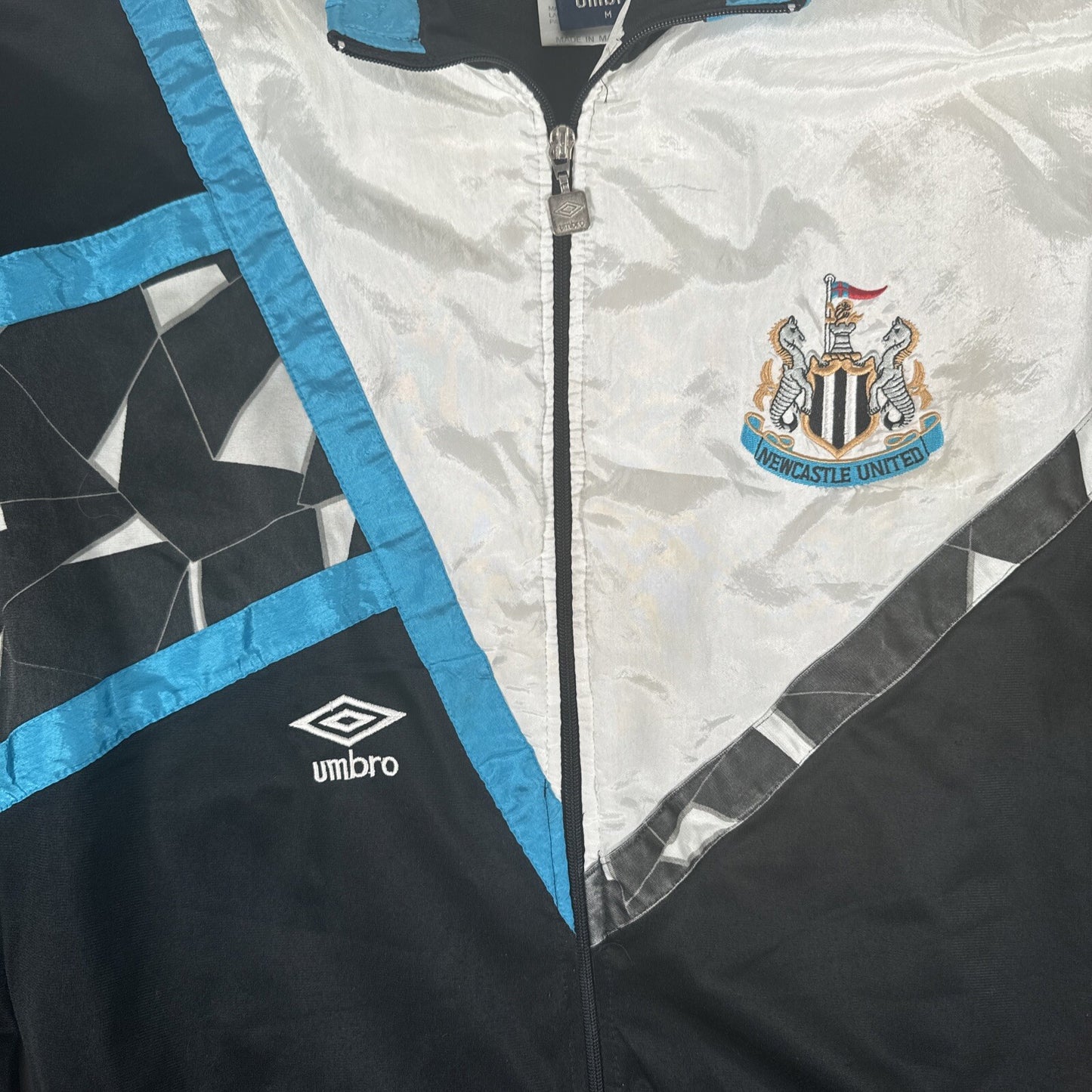newcastle united 1990 1991 umbro football track jacket medium1