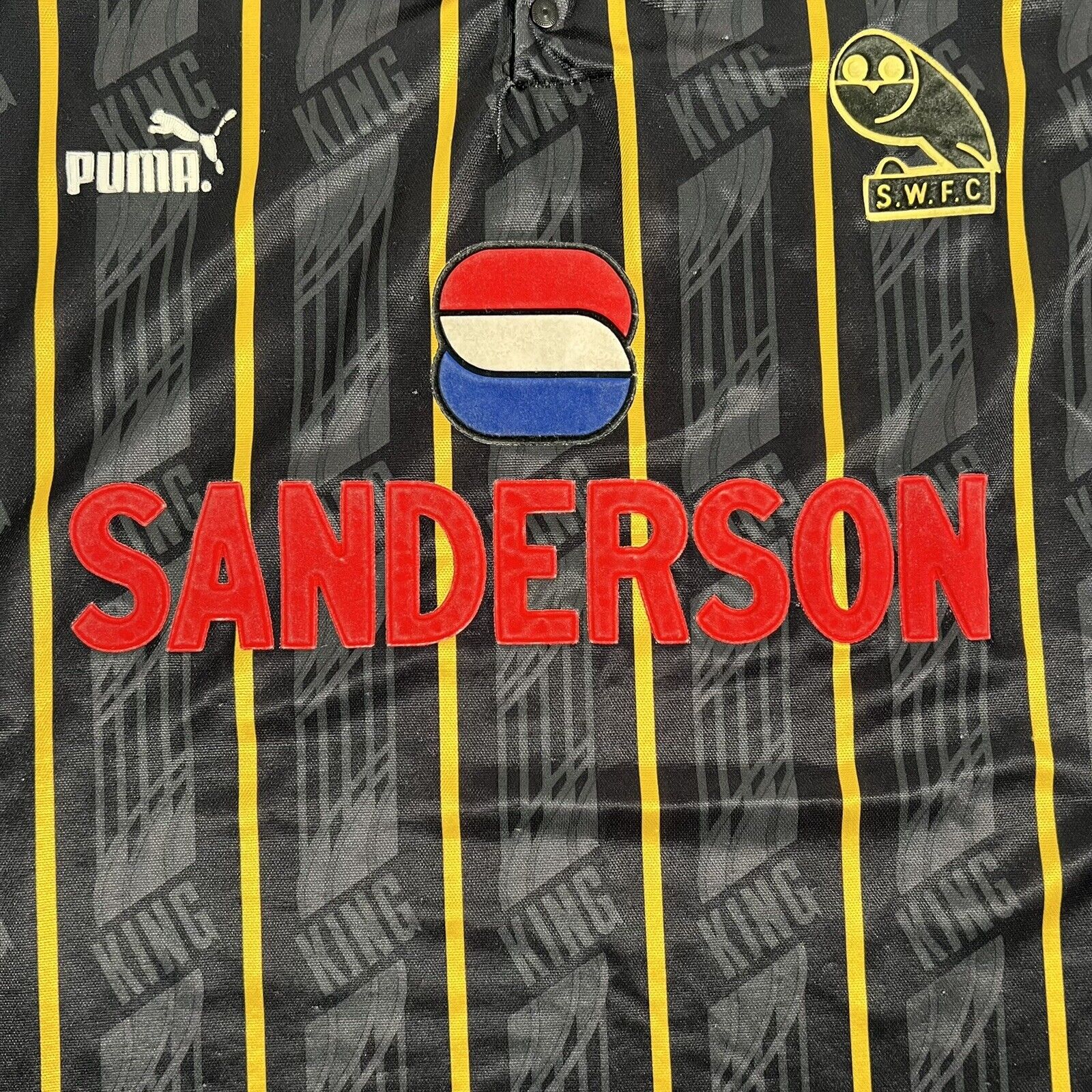 Sheffield Wednesday 1993/1994/1995 Away Football Shirt XL - Football Shirt Kingdom