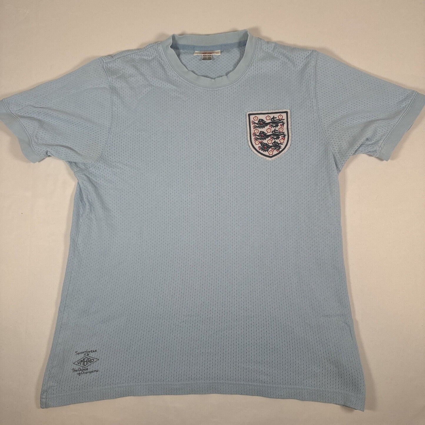 official moore 6 england 1970s third football shirt umbro large3