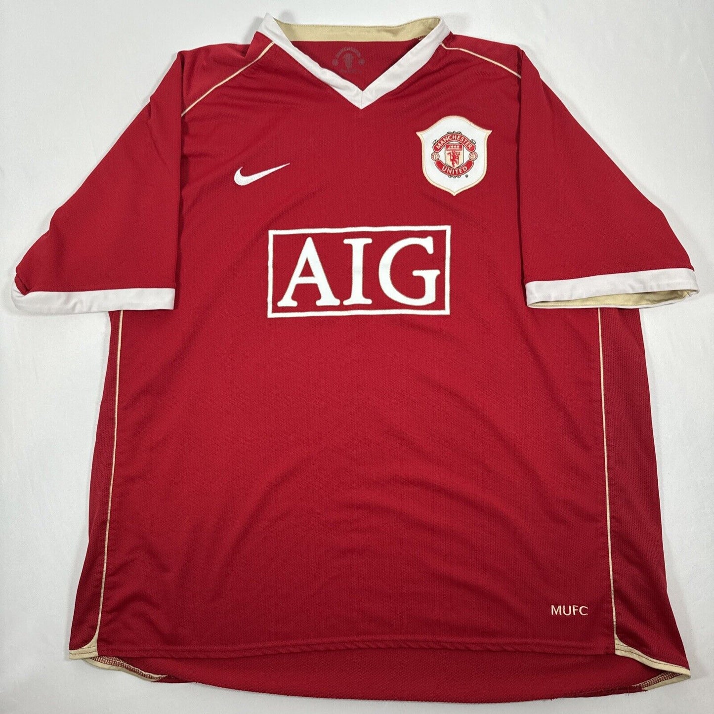 manchester united 2006 2007 home football shirt 2xl xxl2