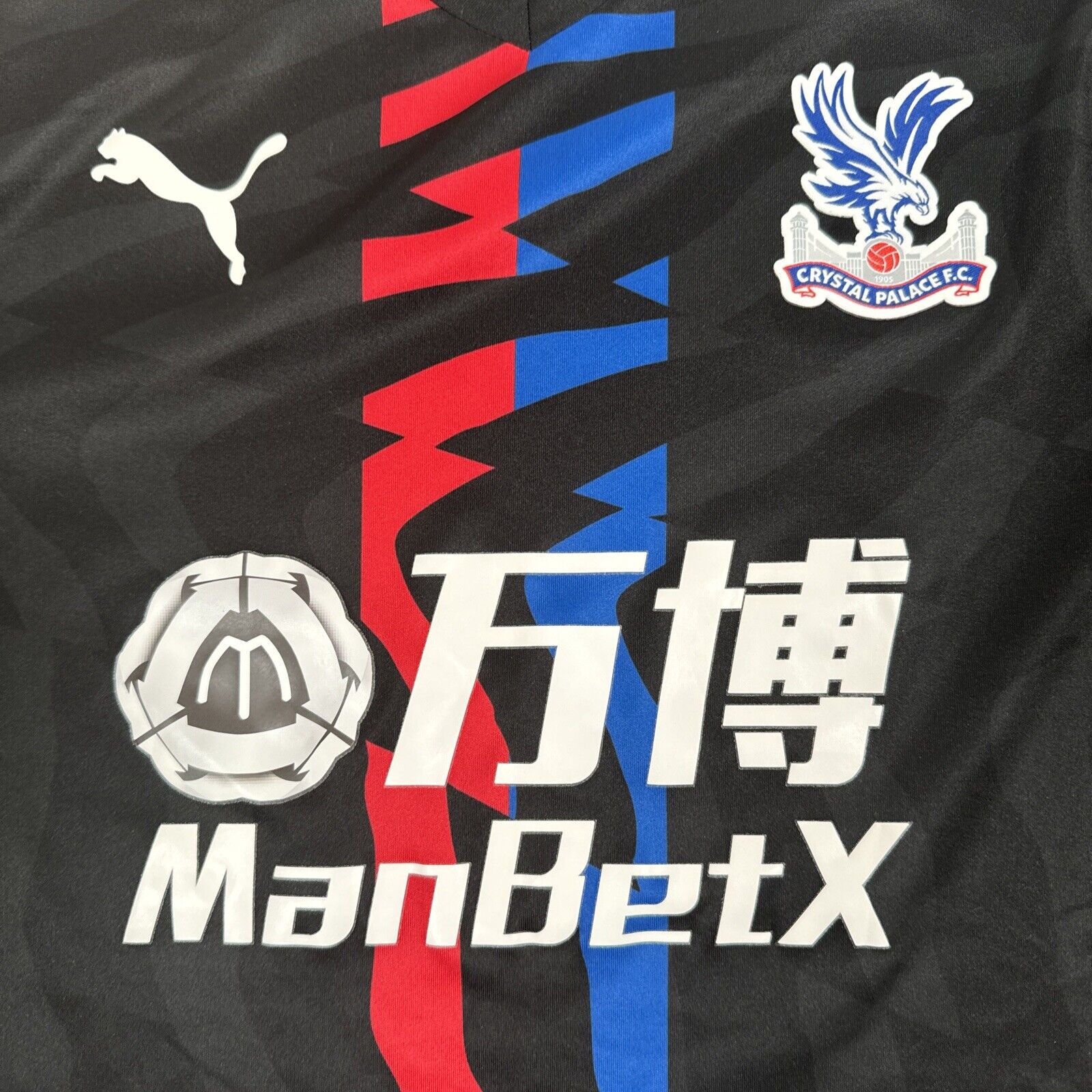 Crystal Palace 2019/2020 Away Football Shirt   Medium - Football Shirt Kingdom