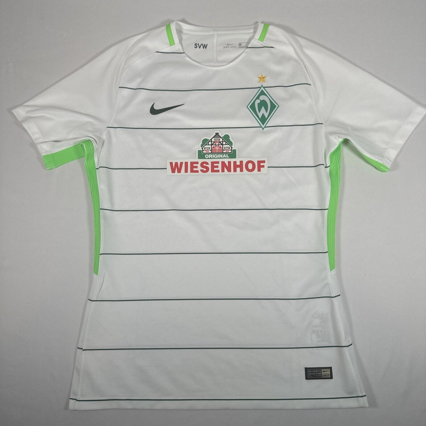 Werder Bremen 2017/2018 Away Football Shirt Player Spec  Large