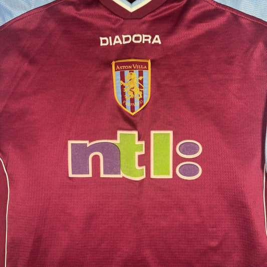 Aston Villa 2000/2001 Home Football Shirt  XL