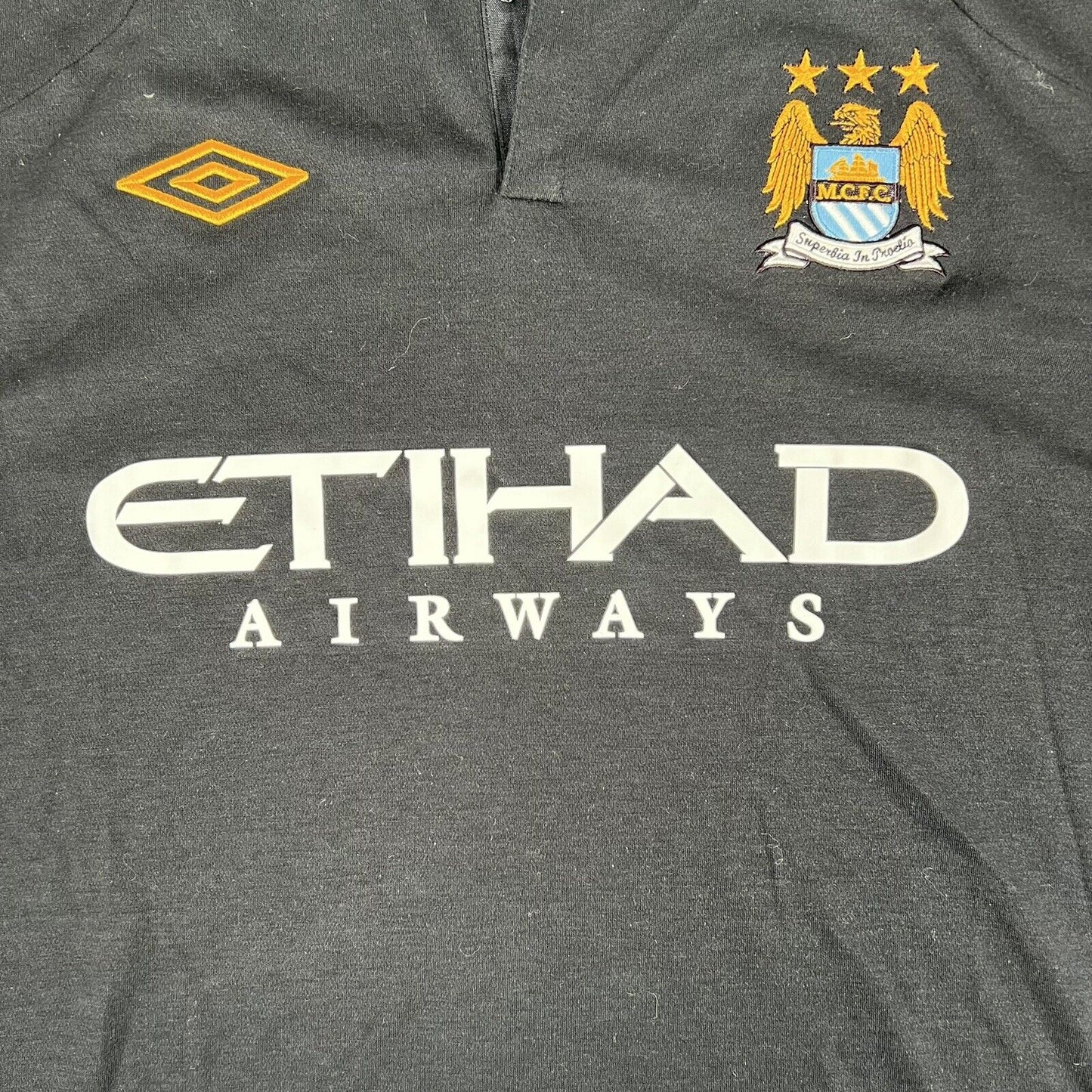 Manchester City 2009/2010 Away Football Shirt  Men’s XL - Football Shirt Kingdom