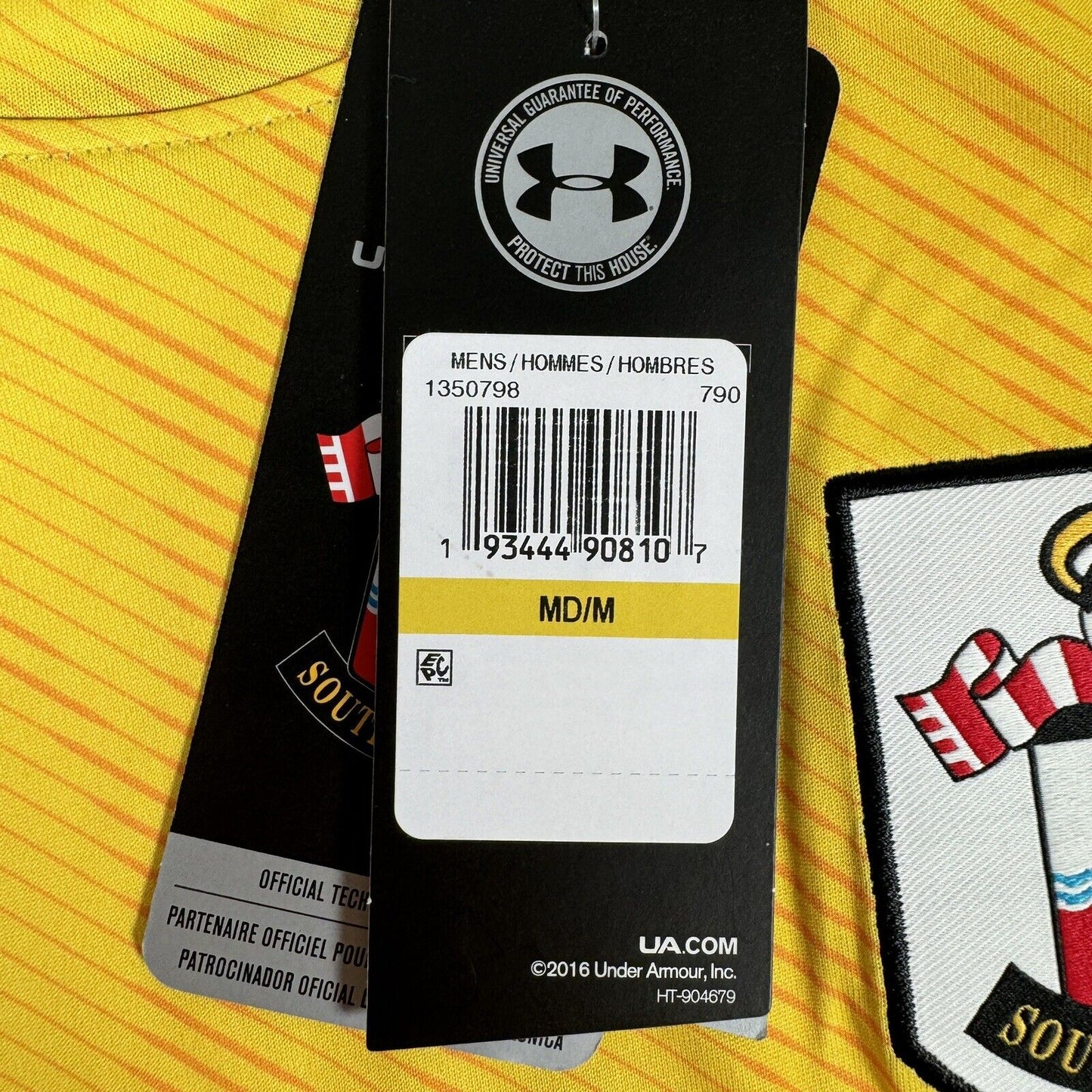 southampton 2020 2021 goalkeeper football shirt bnwt men s medium5