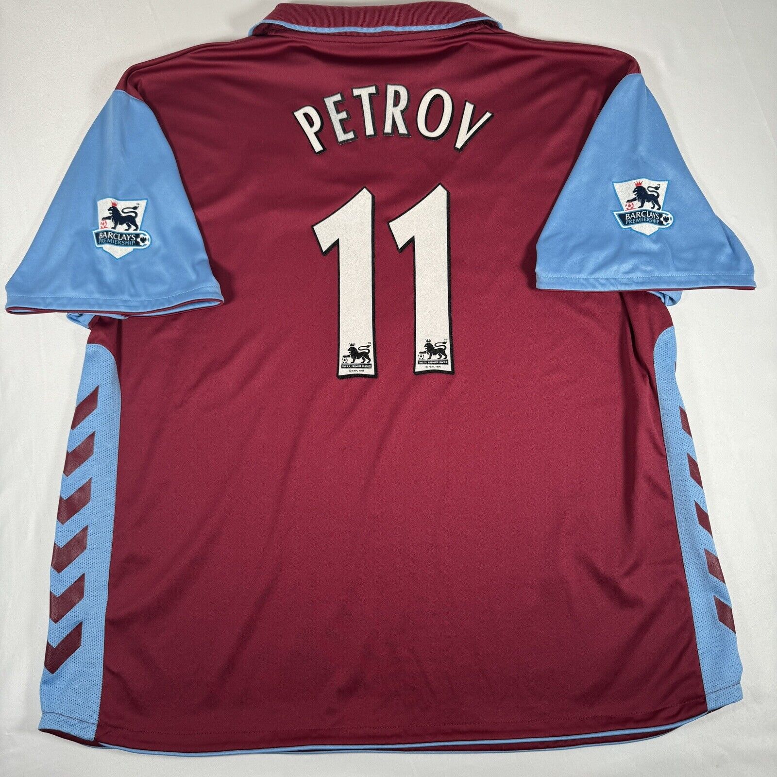 petrov 11 aston villa 2006 2007 home football shirt men s xxxl4