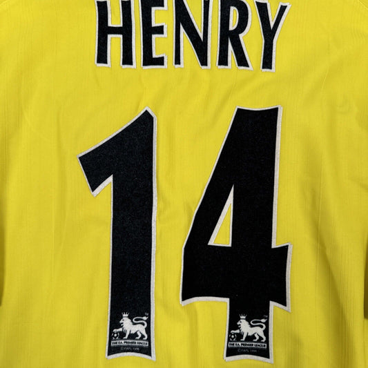 HENRY 10 Arsenal 2003/2004 Away Football Shirt  Medium - Football Shirt Kingdom
