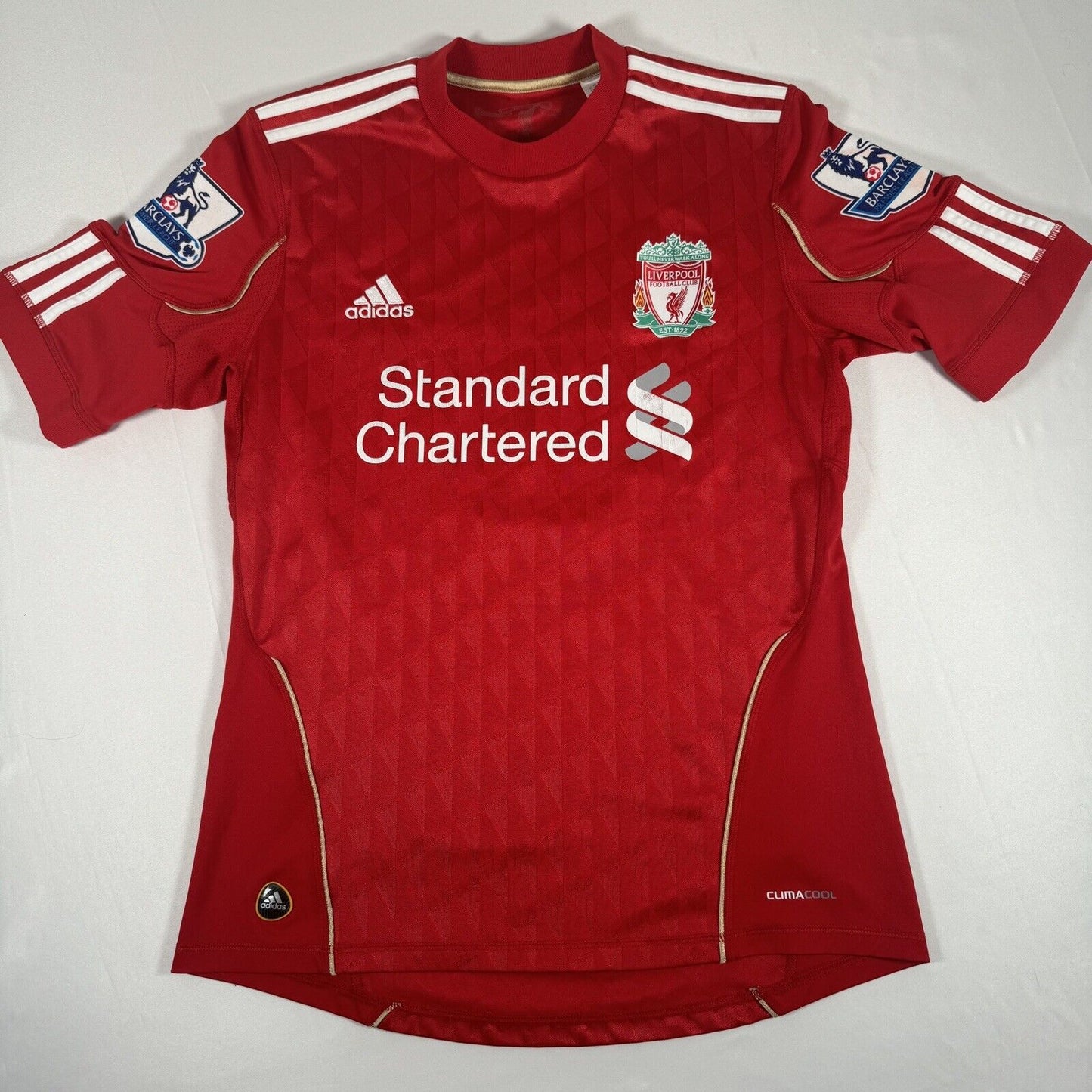 gerrard 8 liverpool 2010 2011 2012 home football shirt men s small4