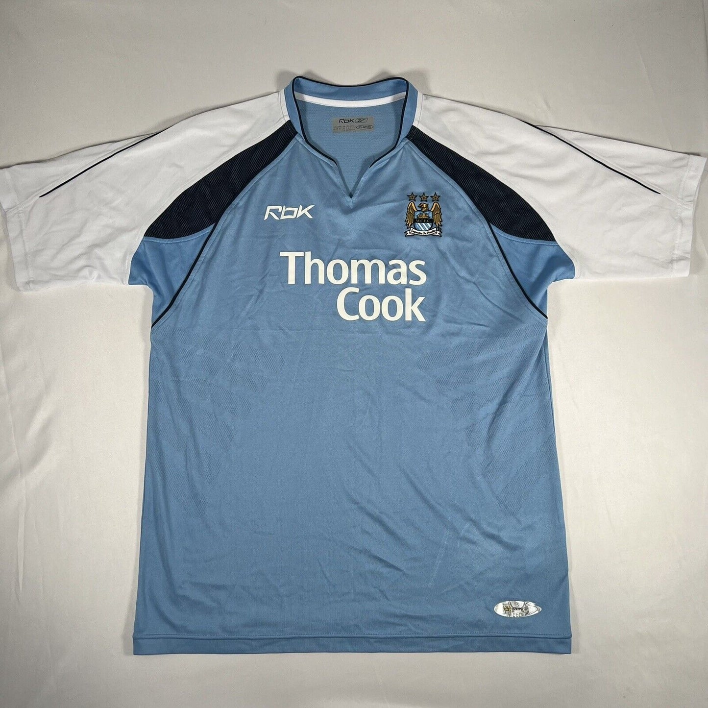 manchester city 2006 2007 home football shirt large2