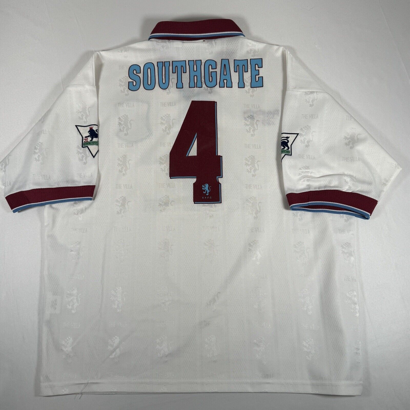 southgate 4 aston villa 1996 1997 away football shirt large3