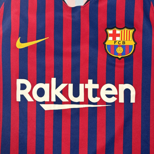 Barcelona 2018/2019 Home Football Shirt  Men’s Medium