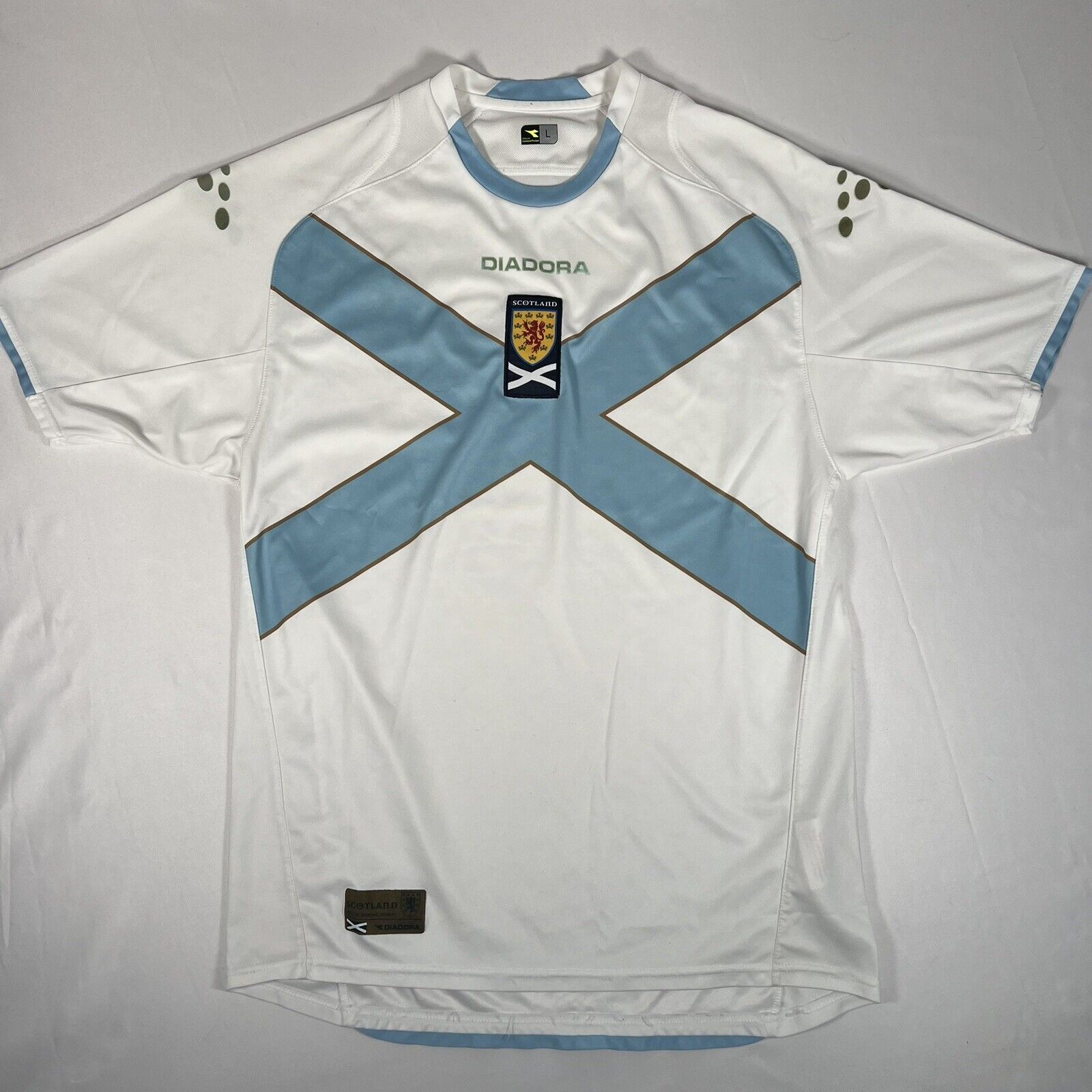 scotland 2007 2008 away football shirt men s large2