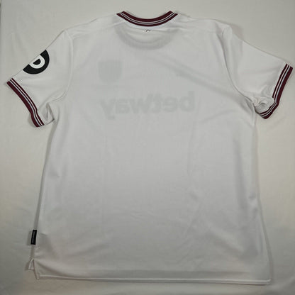 west ham united 2023 2024 away football shirt xxl 2xl3