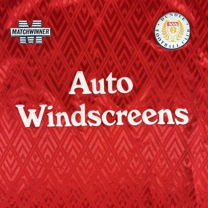 Dundee FC 1995/1996 Away Football Shirt Men’s Small — front close-up
