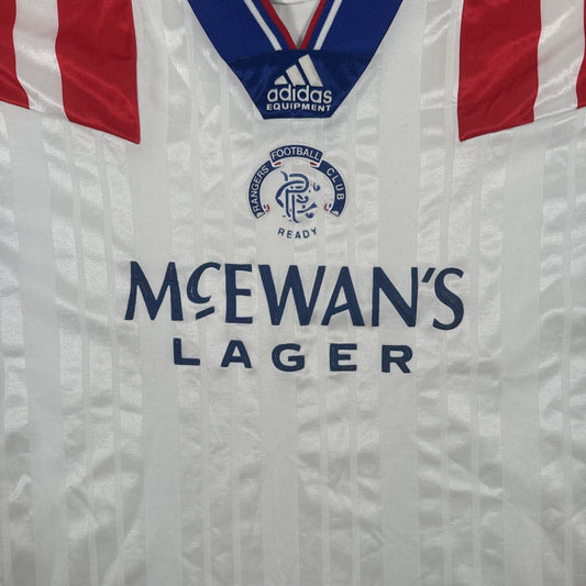 Rangers 1992/1993 Away Football Shirt Men’s  Small - Football Shirt Kingdom