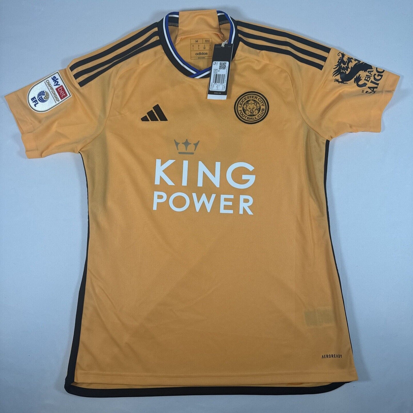 vardy 9 leicester city 2023 2024 third football shirt bnwt medium4