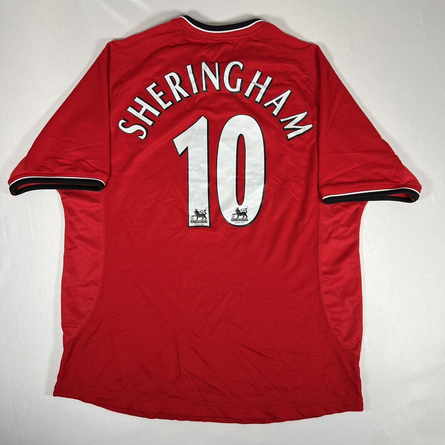sheringham 10 manchester united 2000 2001 2002 home football shirt large3
