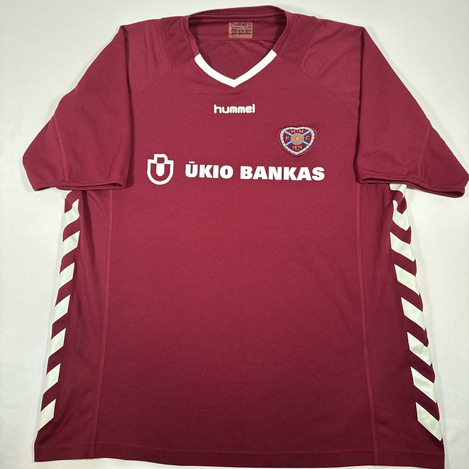 hearts heart of midlothian 2005 2006 home football shirt 2xl xxl2