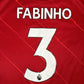 FABINHO #3 Liverpool 2021/2022 Home Football Shirt  Large