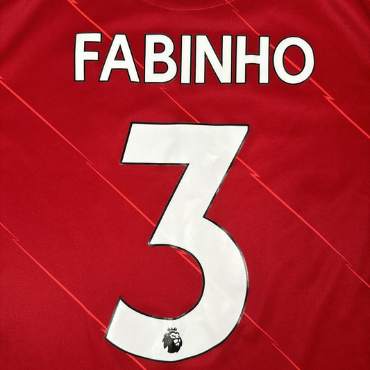 FABINHO #3 Liverpool 2021/2022 Home Football Shirt  Large