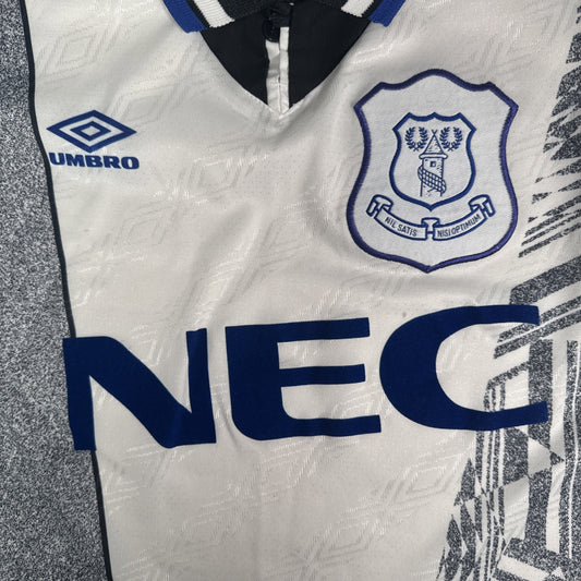 everton 1994 1995 away football shirt xl 11