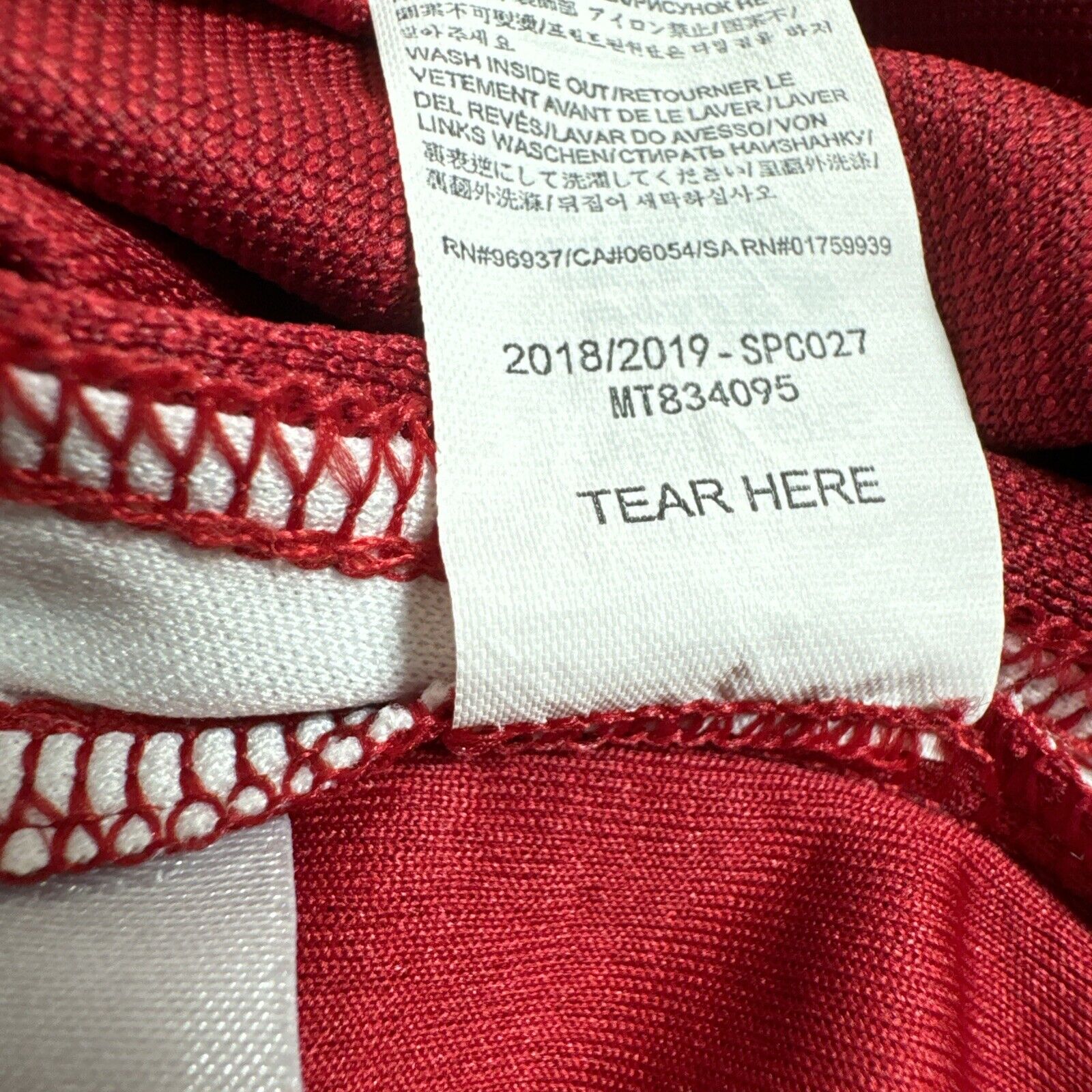 liverpool 2018 2019 home football shirt men s small5