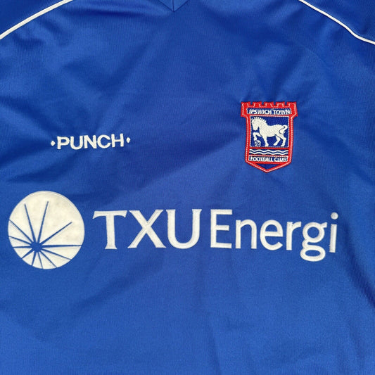 Ipswich Town 2001/2002/2003 Home Football Shirt  Small - Football Shirt Kingdom